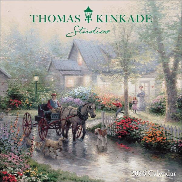 Thomas Kinkade Painter of Light 2026 Mini Wall Calendar