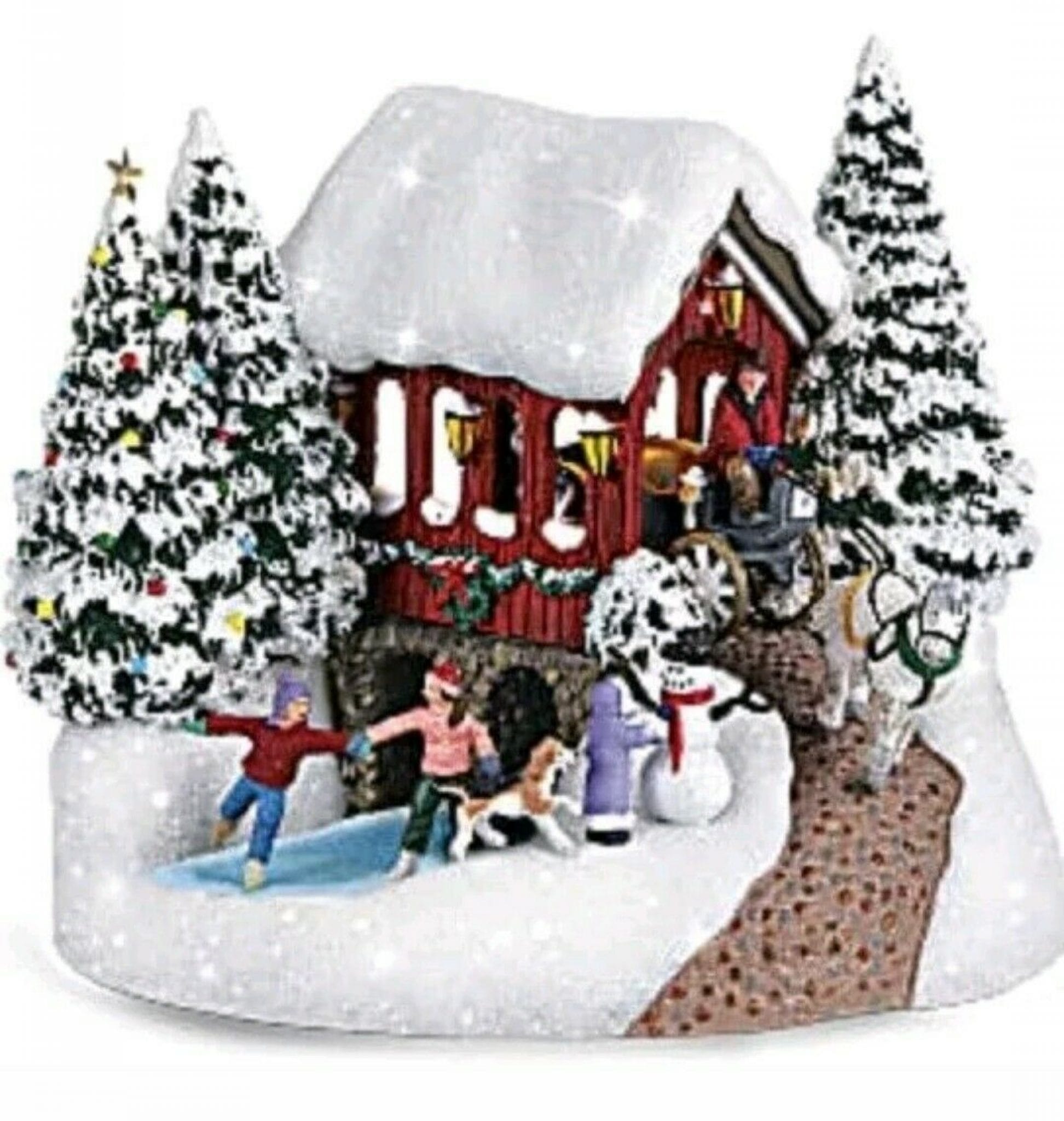 Thomas Kinkade Teleflora 2018 Snowfall Dream Thomas Kinkade