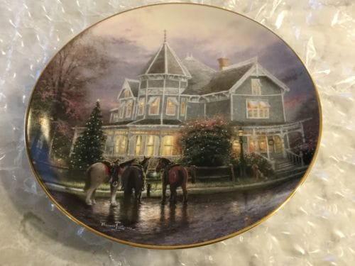 A Holiday Gathering Collector Plate